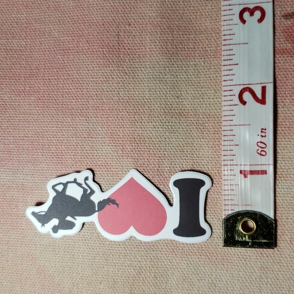 I Love Horse Races Sticker Cowboy Cowgirl Sticker Horse Show Kentucky Derby - Picture 3 of 4